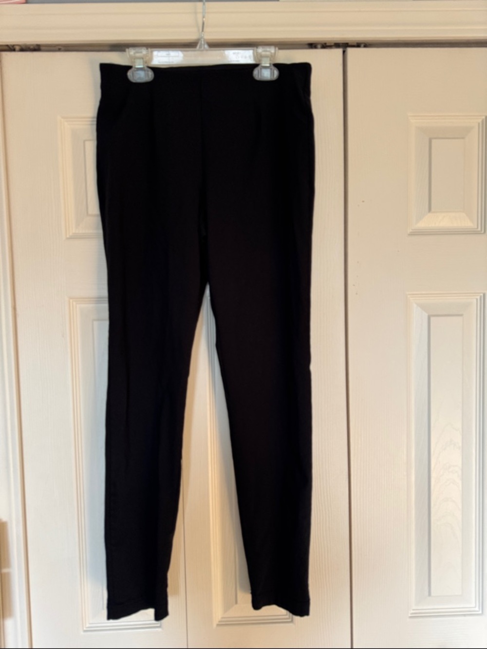 Calvin Klein Black Ponte Stretch Dress Pants